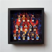 Display frame for Lego Stranger Things The Creel House 11370 Minifgures 27cm