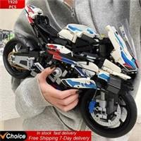 Motorcycle Building Block Model 1920PCS Racing Superbike Toy Gift for Teens & Ad