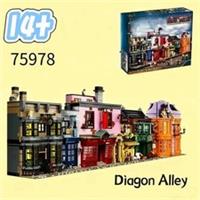 MOC Lego Creator: Diagon Alley (75978) With 5544 Pcs. Generic Bricks