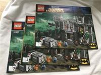 LEGO INSTRUCTIONS ONLY for Set 10937 ARKHAM ASYLUM BREAKOUT - NEW !