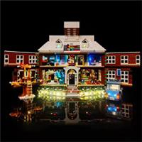 Home Alone House 3955PCS MOC Blocks Set w/Figures and LED Lights Christmas Gift.