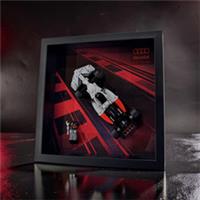 Display frame for Lego Speed Champions f1 Audi Revolut 77259 Race Car