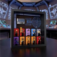Display frame for Lego Star Trek USS Enterprise 10356 Minifgures 27cm