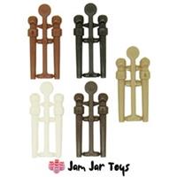 LEGO Harry Potter Wands 10x NEW Mixed Colours Tan Brown Black White Pieces W18