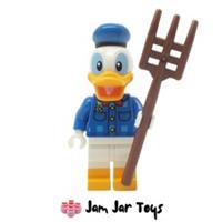 LEGO Donald Duck Minifigure Plaid Shirt Yellow Buttons NEW 10775 DIS053 R426