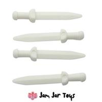 LEGO Roman Swords 4x White Thick Crossguard NEW Minifigure Weapons W39