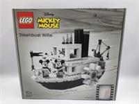 LEGO Disney Mickey Mouse Steamboat Willie (21317) Retired New Factory Sealed
