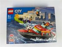 LEGO 60373 Fire Rescue Boat Building Kit. New & Sealed.