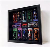 Display frame for Lego Formula One Minifigures F1 Series 71049 Race Cars 27cm