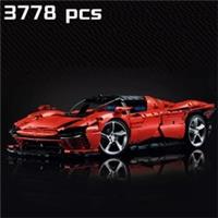 *New* Ferrari Daytona SP3 Technic Building Blocks 3778PCS MOC Bricks Gift New