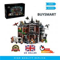 76300 MOC Arkham Asylum with 16 Figures Building Blocks Batman 2953pcs