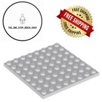 LEGO Light Bluish Gray Plate 8 x 8 (1 pack) part 41539 NEW FREE P&P