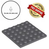 LEGO Dark Bluish Grey 6x6 Plate (10 Pack) 3958 NEW FREE P&P