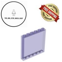 LEGO Trans-Purple Panel 1 x 6 x 5 (5 Pack) 59349 NEW FREE P&P
