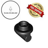 LEGO Black Plate, Round 1 x 1 with Bar Handle (5 Pack) 79194 NEW FREE P&P