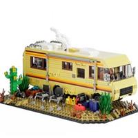 Technical Breaking Bad RV Adventure Camper Bus Car Model Building Blocks Fit Car