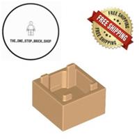 LEGO Medium Nougat Container, Box 2 x 2 x 1 (5 Pack) 35700 NEW