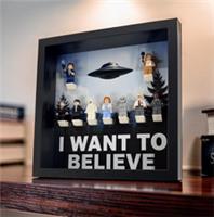 Display frame for Lego X-Files 21369 Ideas minifigures 27cm case