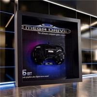 Display case frame for Lego Sega Mega Drive Genesis controller 40769 stand