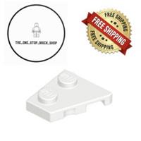 LEGO White Wedge, Plate 2 x 2 Left 24299 (5 Pack) NEW