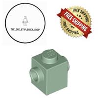 LEGO Sand Green Brick, Modified 1x1 Studs on 2 Sides 47905 (5 Pack) NEW