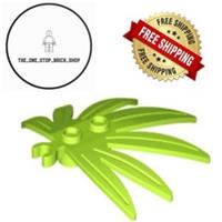 LEGO Lime Plant Leaves 6 x 5 Swordleaf (15 pack) 10884 NEW FREE P&P