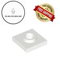 LEGO White Turntable 2 x 2 Square Base (5 pack) 27448 NEW FREE P&P