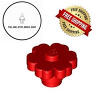 LEGO Red Plant Flower 2 x 2 Rounded (10 pack) 98262 NEW FREE P&P
