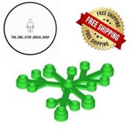 LEGO Bright Green Plant Leaves 6 x 5 (5 pack) part 2417 NEW FREE P&P