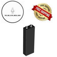 LEGO Black Brick 1 x 2 x 5 (5 pack) 2454 NEW FREE P&P