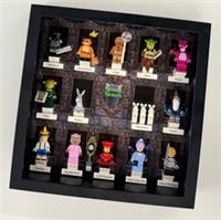 Display frame for Lego Shrek Minifigures 71053 27cm case minfig name plates