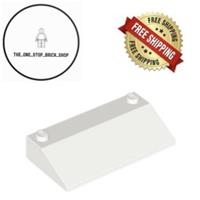 LEGO White Slope 33 3 x 6 (2 Pack) 58181 NEW