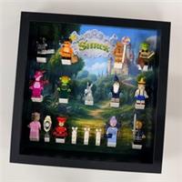 Display frame for Lego Shrek collectable Minifigures 71053 case 27cm