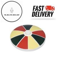 LEGO White Dish 4 x 4 Red & Yellow Strips 3960pb072 Choose QTY NEW