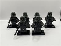 Set of 6: Imperial Mimban Stormtroopers Custom Star Wars Minifigures Lego