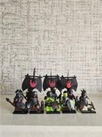Set Of 8, Uruk-hai Warriors CUSTOM Lord Of The Rings Minifigures