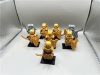 Set Of 8: Elf Warriors CUSTOM Lego Lord Of The Rings Minifigures