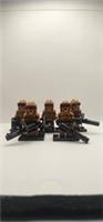 Set Of 5, ARF Geonosis Trooper, CUSTOM Star Wars Minifigures lego
