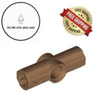 LEGO Medium Nougat Technic, Axle and Pin Connector 180 Degree (5 Pack) 32034 NEW