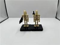Set Of 2, B1 Battle Droids, Fully Jointed CUSTOM Lego Star Wars Minifigures