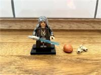 Obi-Wan Kenobi with Brown Robes, CUSTOM Lego Star Wars Minifigure