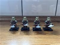 Set of 4: Gamorrean Guards, CUSTOM Lego Star Wars Minifigure