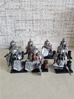 Set Of 8, Dwarf Warriors, CUSTOM Lord Of The Rings Minifigures The Hobbit Lego