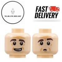 LEGO Light Nougat Minifigure, Head Dual Sided 3626pb2846 Choose QTY NEW