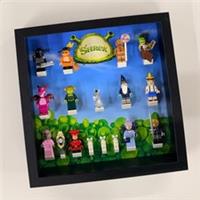 Display frame for Lego Shrek 71053 collectable Minifigures 27cm
