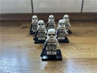 Set of 6: Imperial Stormtroopers Custom Star Wars Minifigures Troopers Lego