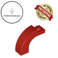 LEGO Red Arch 1 x 3 x 2 Curved Top 6005 (4 Pack) NEW