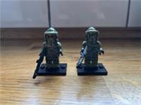 Set of 2: 41st Ranger Platoon ARF Troopers, CUSTOM Lego Star Wars Minifigures