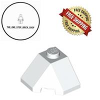 LEGO White Wedge 2 x 2 Slope 45 Corner 13548 (5 Pack) NEW