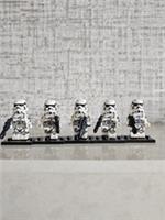 Set of 5, Battle Hardened Stormtroopers CUSTOM Star Wars Minifigures